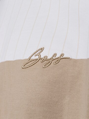 BOSS T-Shirt 'C-Taut 04' in Beige