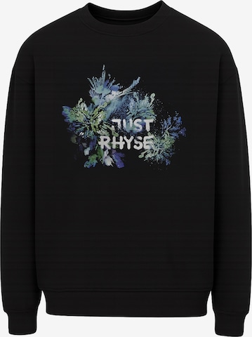 Just Rhyse - Sweatshirt 'Firework' em preto: frente
