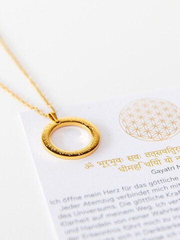 Divasya Necklace 'Gayatri Mantra' in Gold
