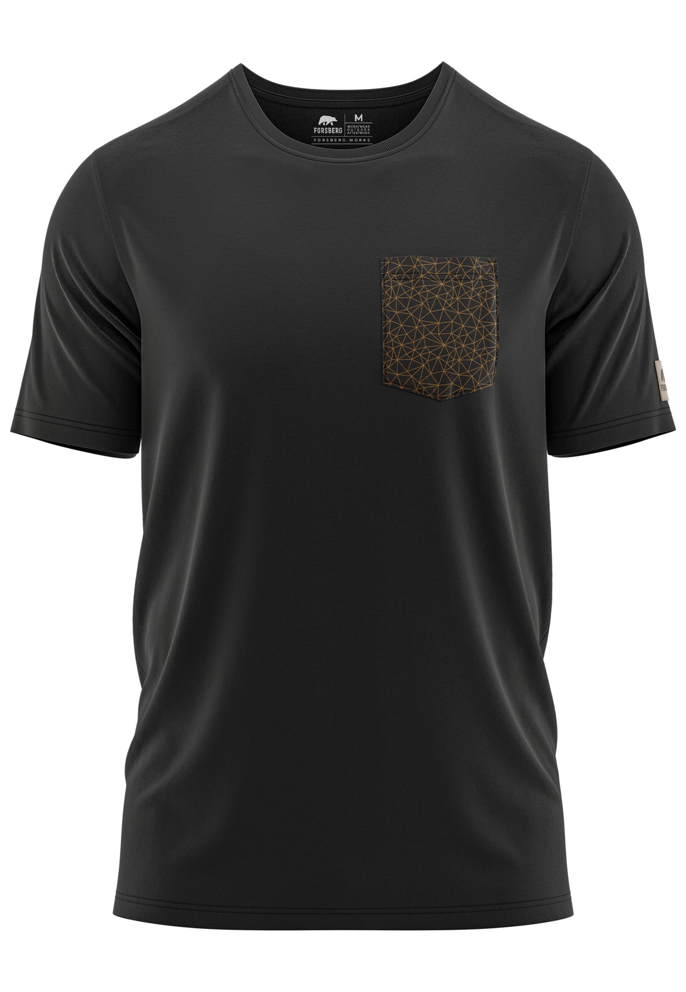 FORSBERG Shirt in Schwarz: Vorderseite