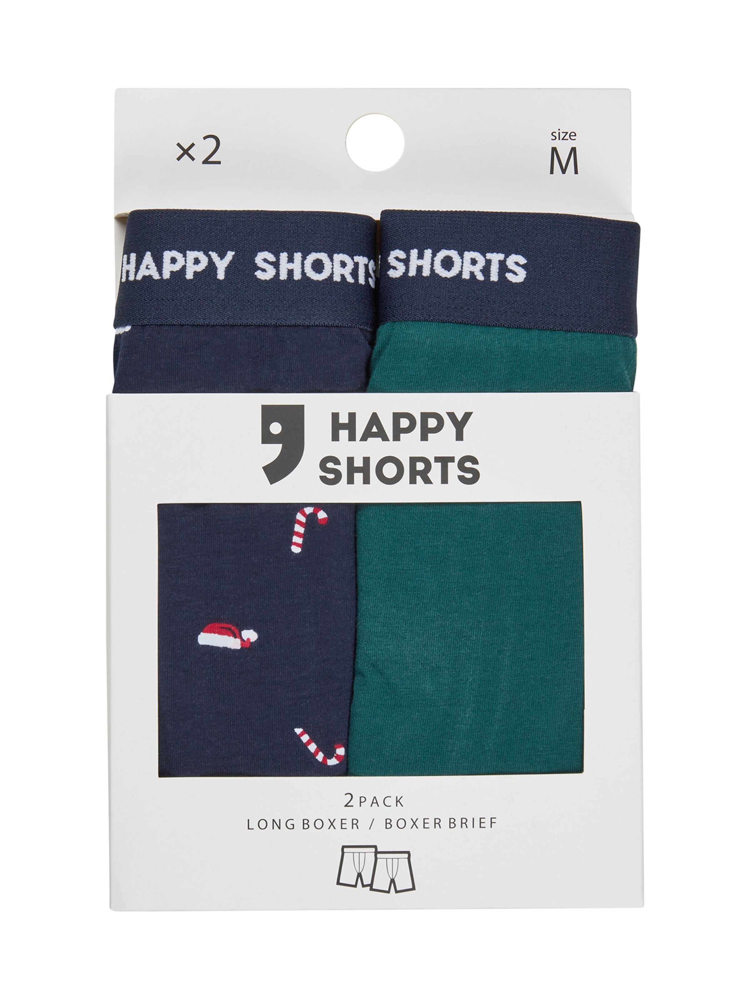 Happy Shorts Boxer shorts ' XMAS Boxer Briefs ' in Blue