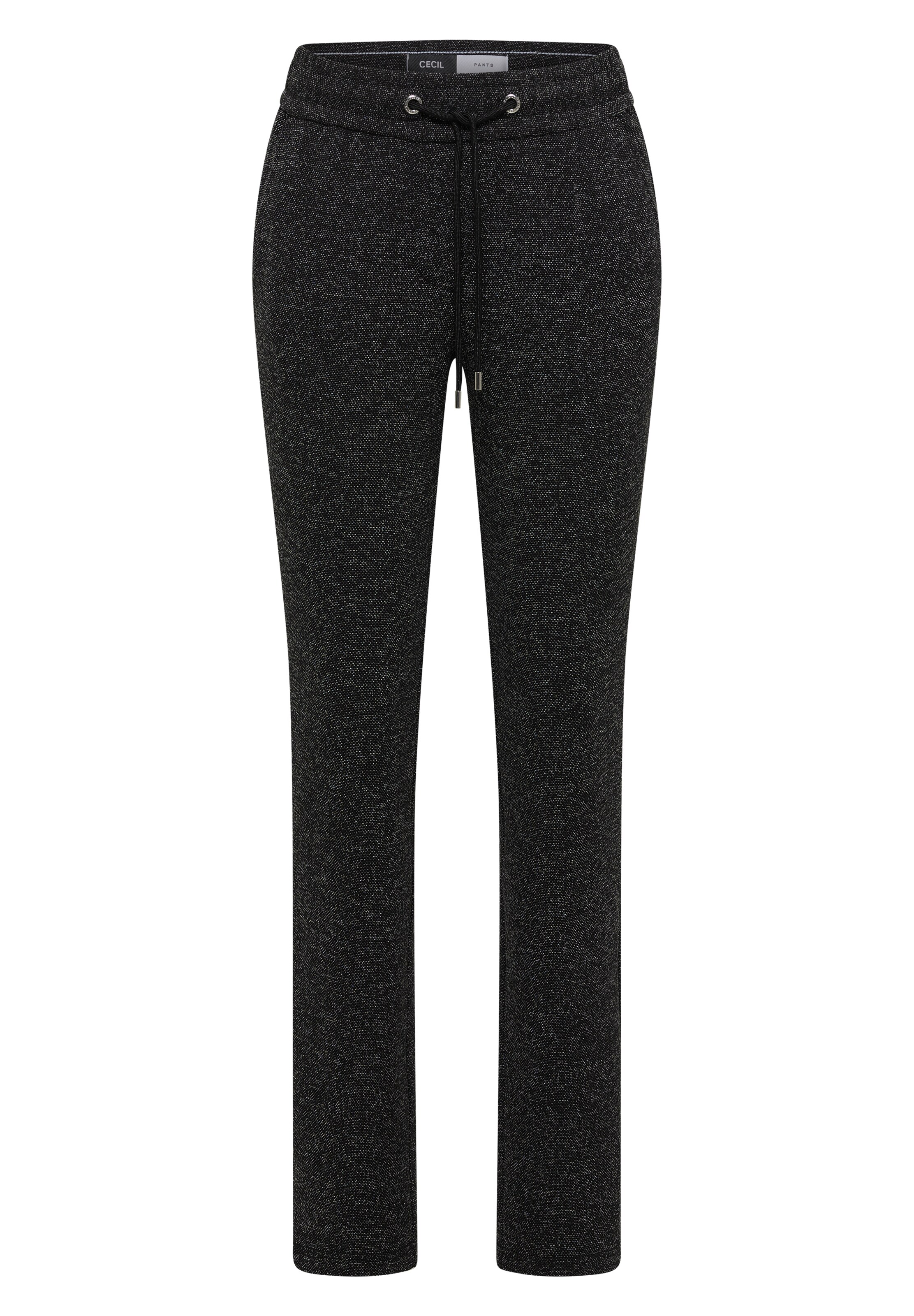 CECIL Regular Pants in Black: front