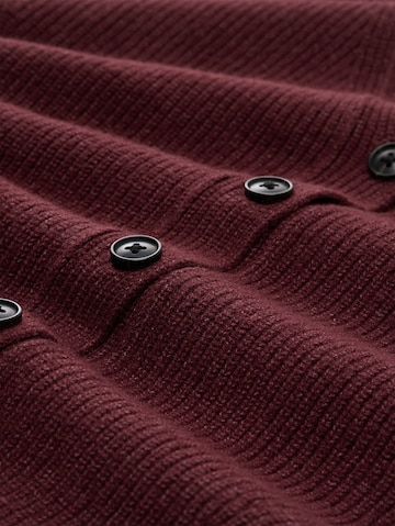 TOM TAILOR Knit Cardigan in Red