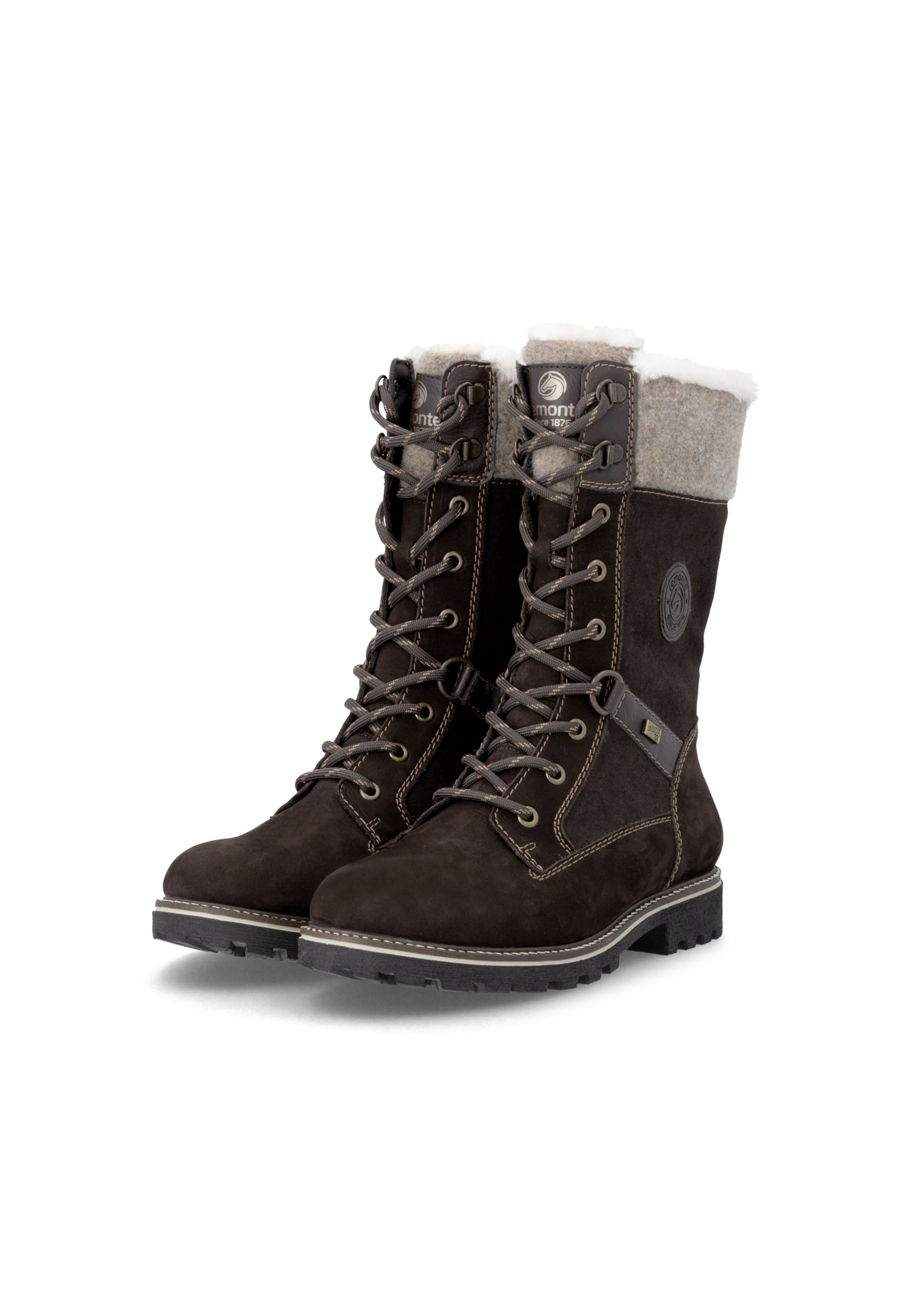 Bottes à lacets ' D8474 ' REMONTE en marron