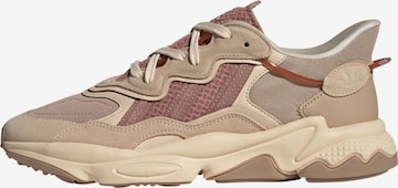 ADIDAS ORIGINALS Sportschoen 'OZWEEGO' in Beige: voorkant