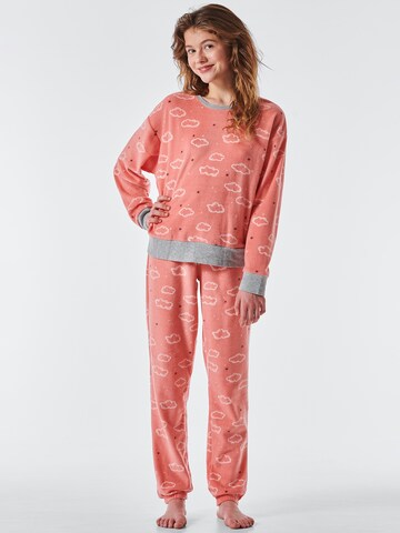 SCHIESSER Piżama w kolorze różowy: przód