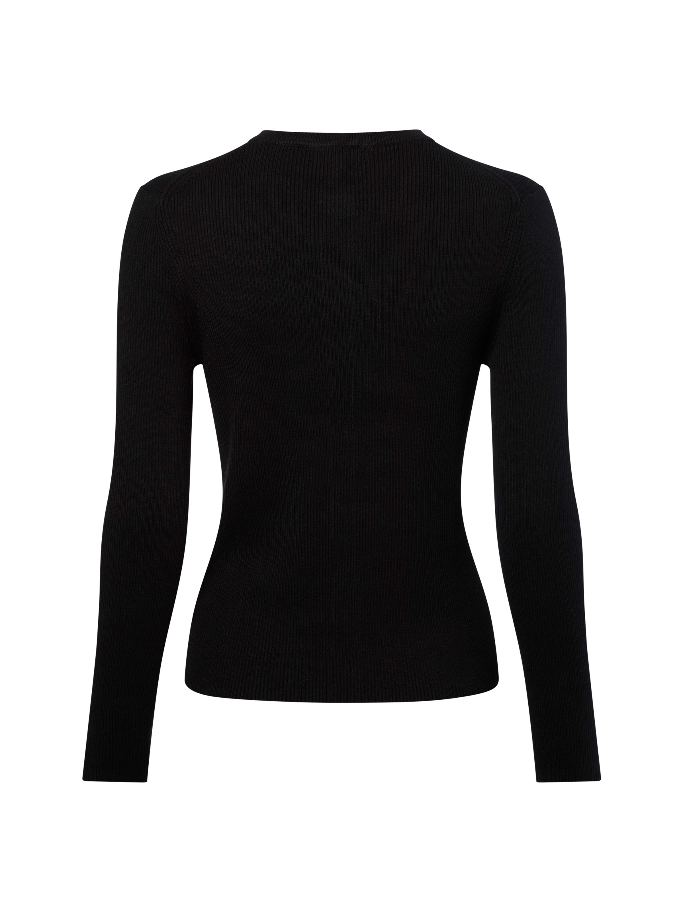 Marie Lund Strickjacke in Schwarz: Vorderseite