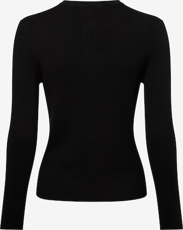 Marie Lund Strickjacke in Schwarz: Vorderseite