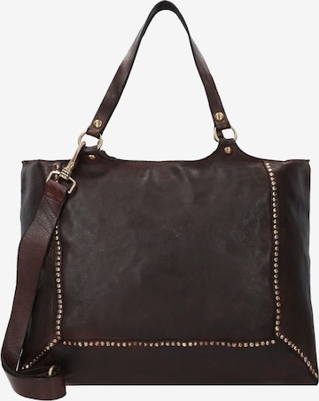 Campomaggi Shoulder Bag in Brown: front