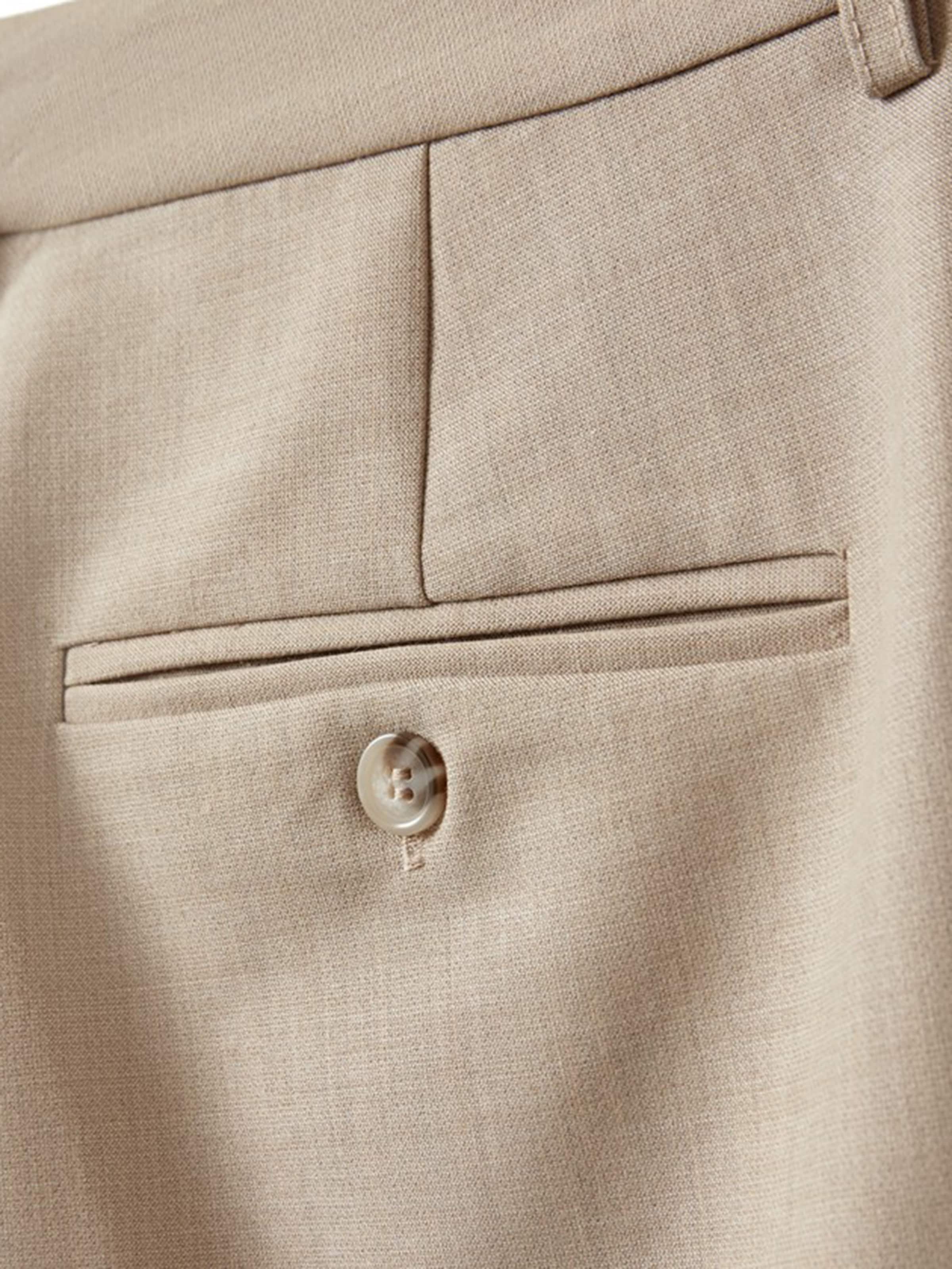 Wide Leg Pantalon à plis Sofie Schnoor en beige