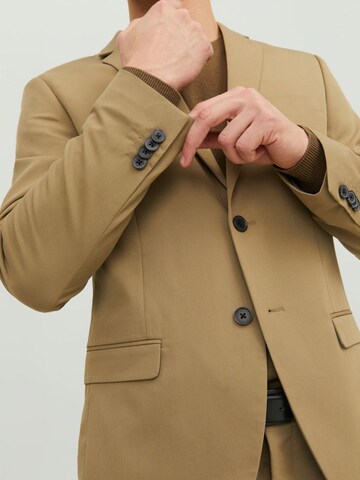 JACK & JONES Slim fit Suit Jacket 'FRANCO' in Beige