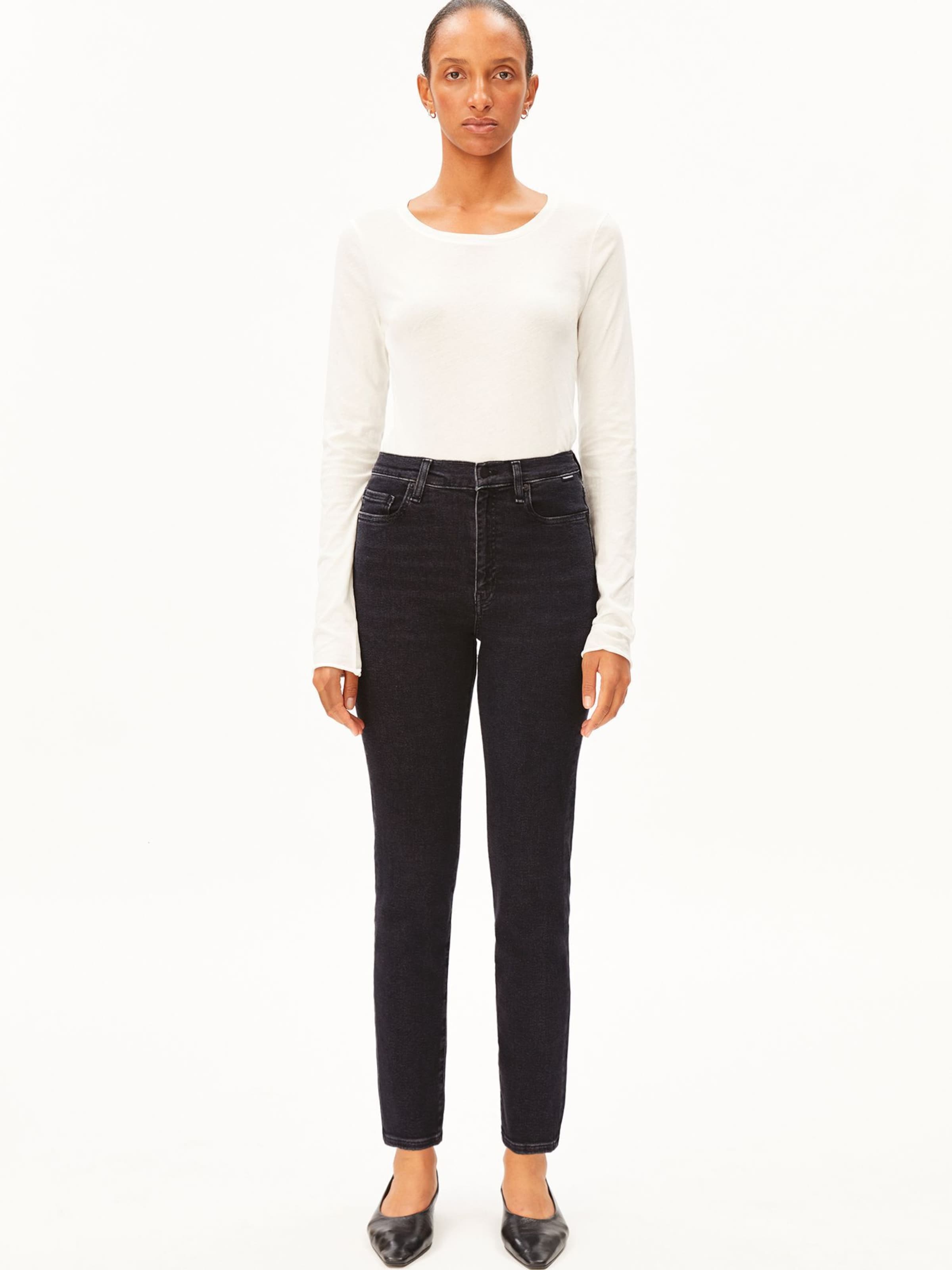 ARMEDANGELS Skinny Jeans 'Ingaa' in Black