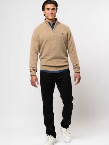 U.S. POLO ASSN. Pullover 'Kevin' i beige