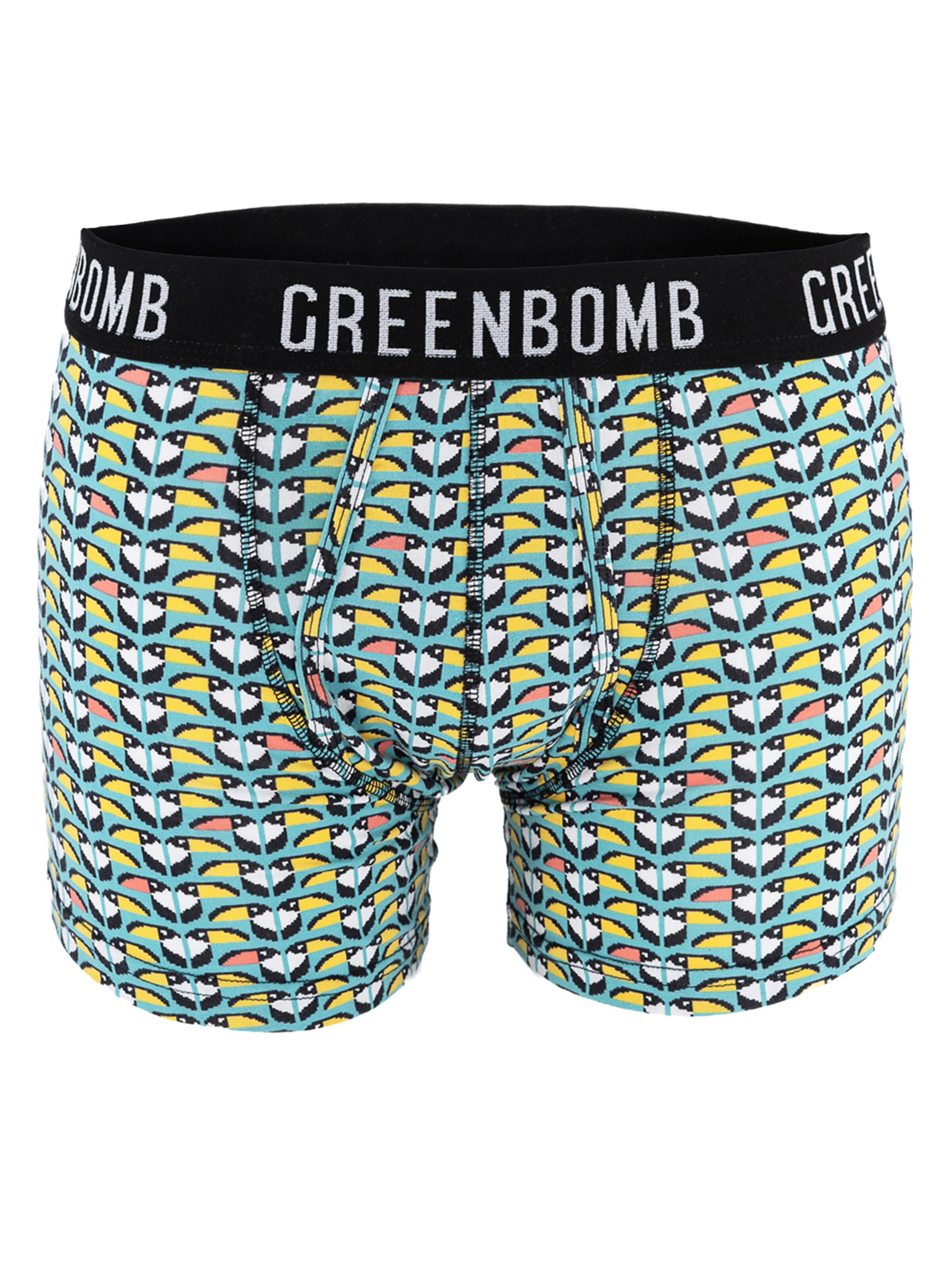 Boxers GREENBOMB en vert : devant