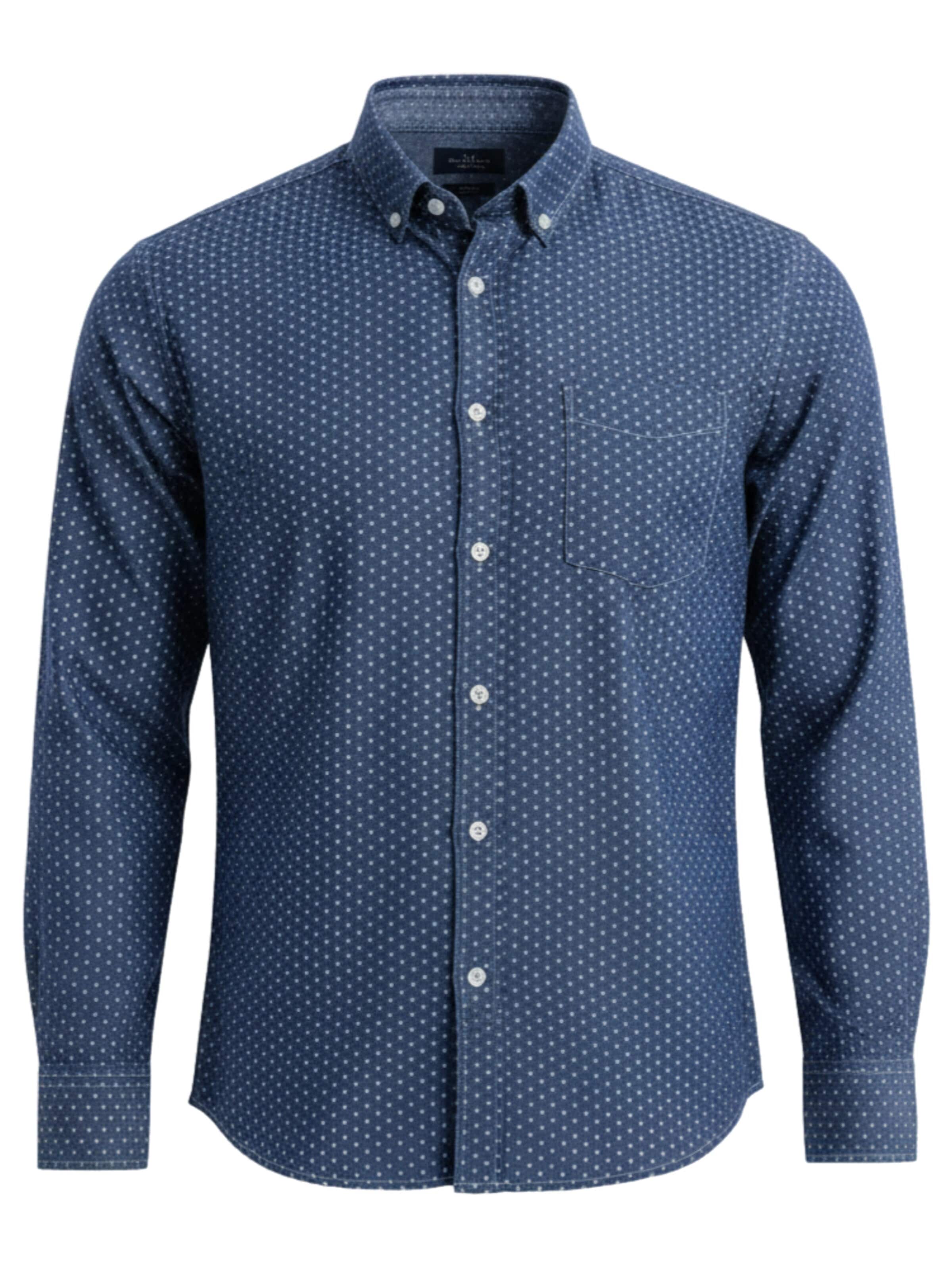 Ombre - Ajuste regular Camisa en azul: frente