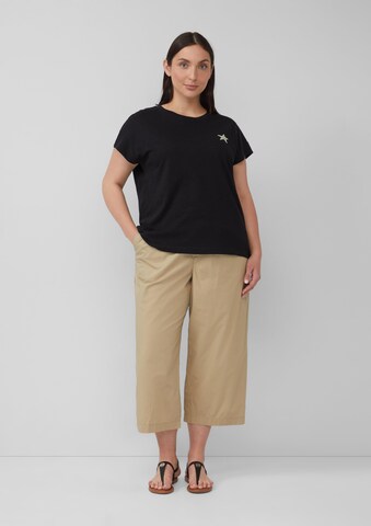 s.Oliver T-Shirt in Schwarz