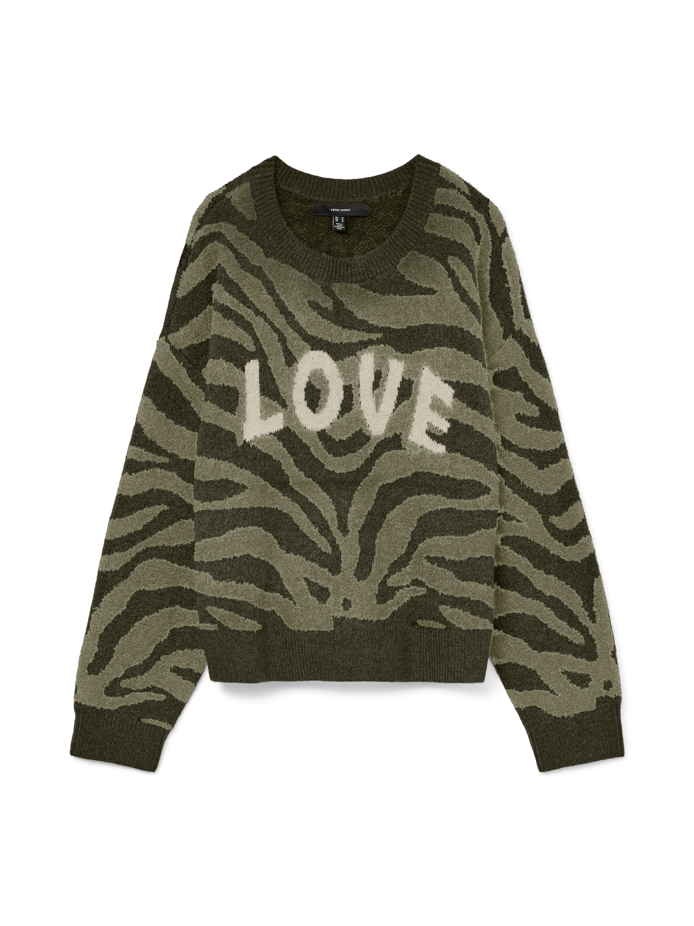 VERO MODA Pullover 'VMNewkai' in Grün: Vorderseite
