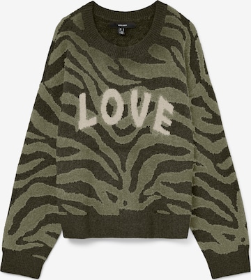 VERO MODA Pullover 'VMNewkai' in Grün: Vorderseite