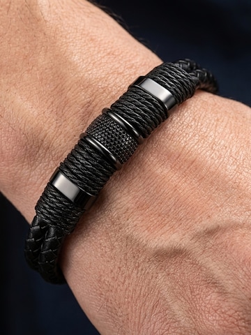 Bracelet 'PREMIUM STYLE BLACK' UNIQAL en noir