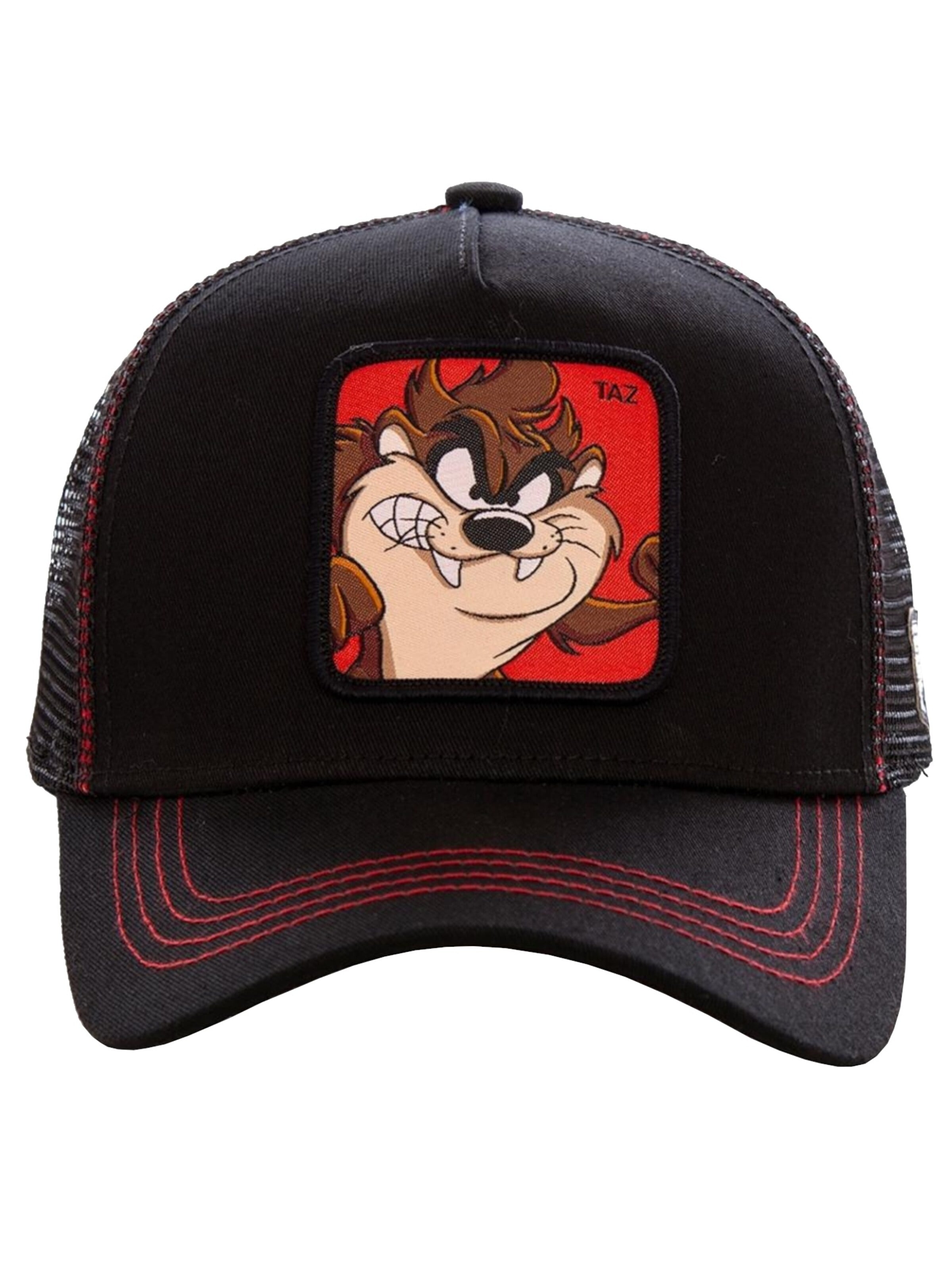 Capslab Cap 'Capslab Freegun Looney Tunes Trucker Cap' in Black: front