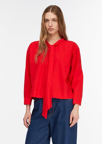 COMMA Blouse in Rood: voorkant