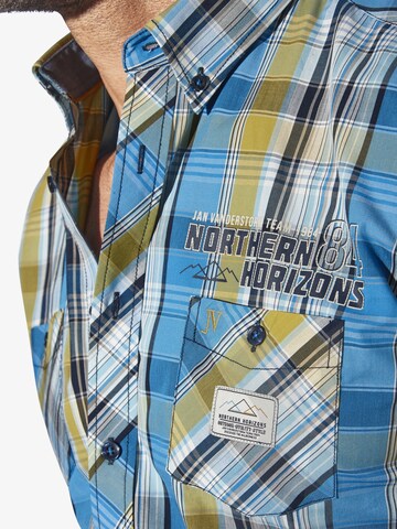 Jan Vanderstorm Comfort Fit Hemd 'Jorheim' in Blau