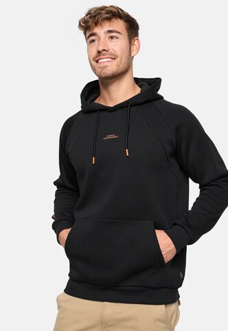 INDICODE JEANS Sweatshirt 'Virginia' in Schwarz