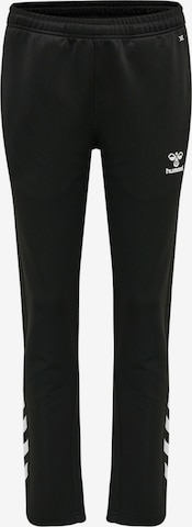 Hummel Slimfit Sportsbukser i sort: forside