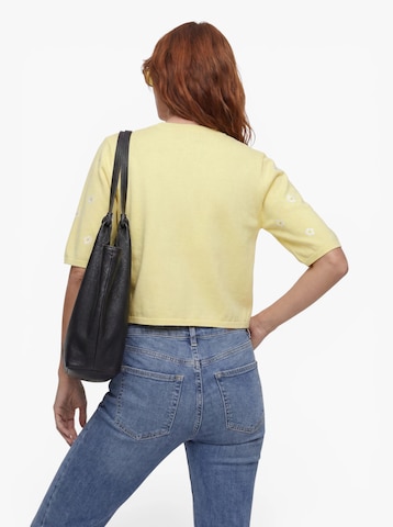 OBJECT Knit cardigan 'OBJTHESS' in Yellow