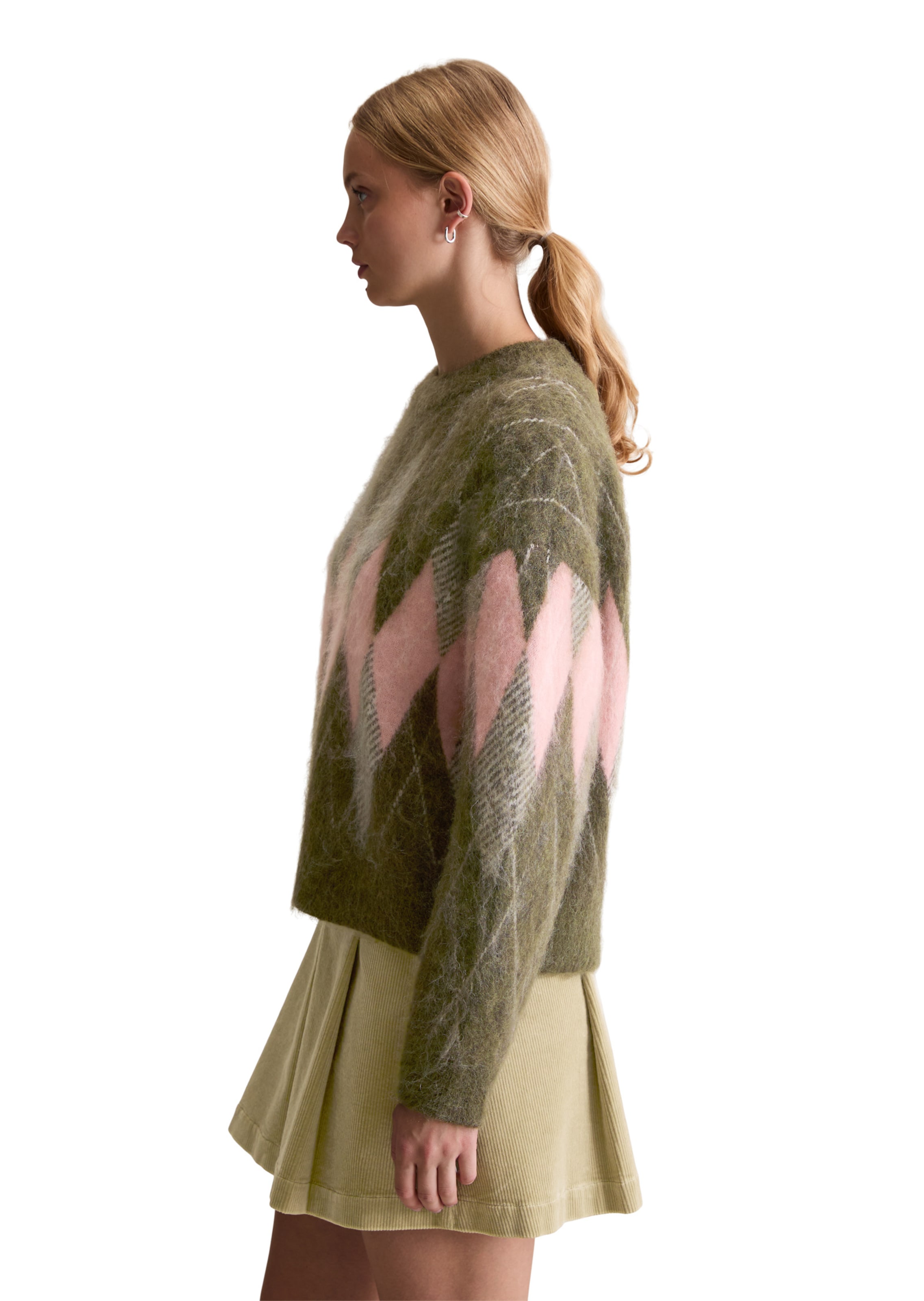 Pull-over 'Preppy' Marc O'Polo DENIM en vert