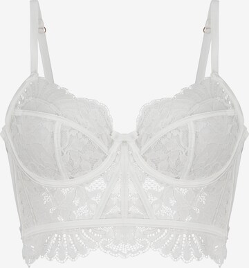 Hunkemöller T-shirt Bra 'Jamie' in White: front