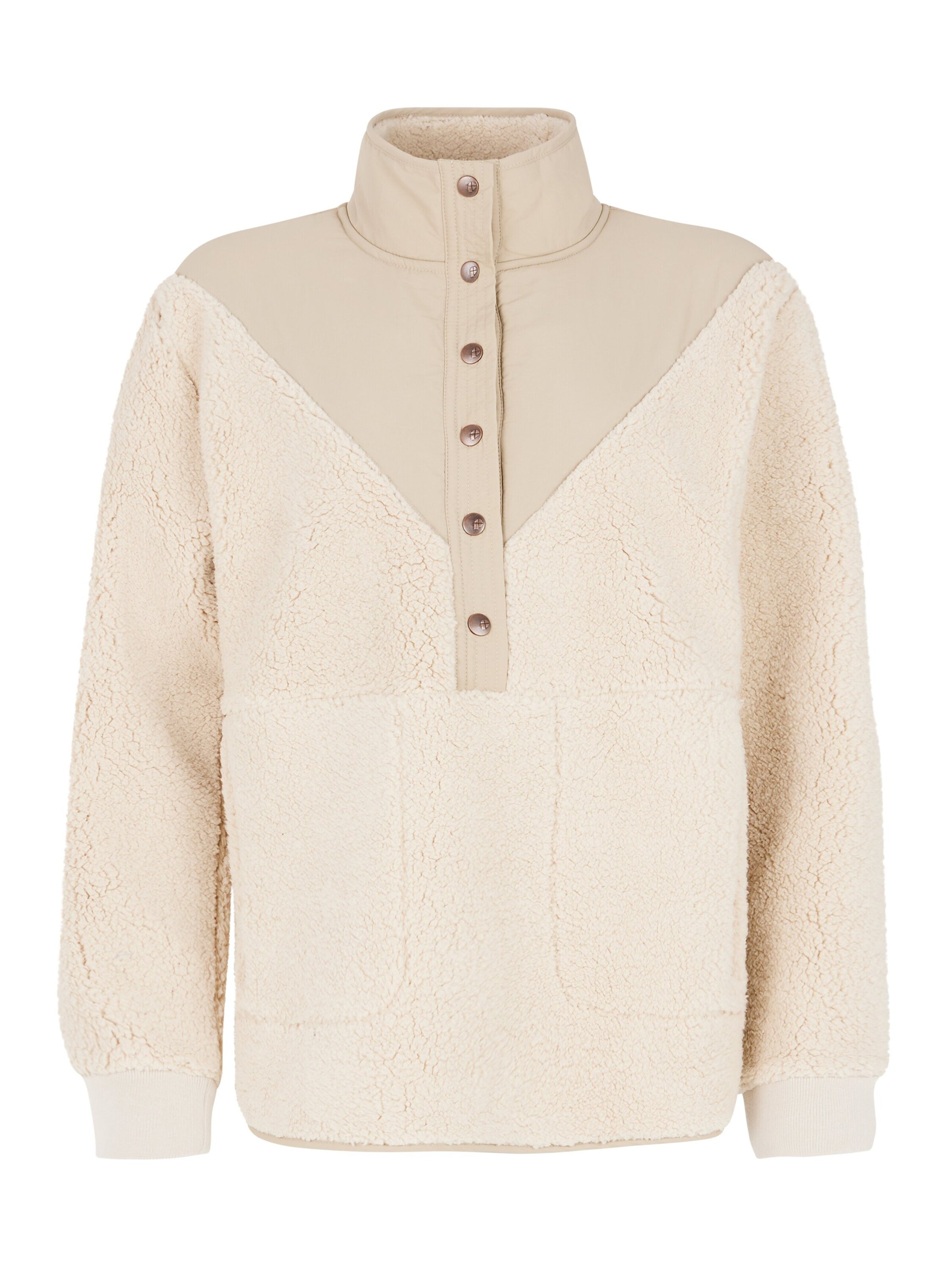 PROTEST Athletic Sweatshirt 'PRTCYBER' in Brown: front