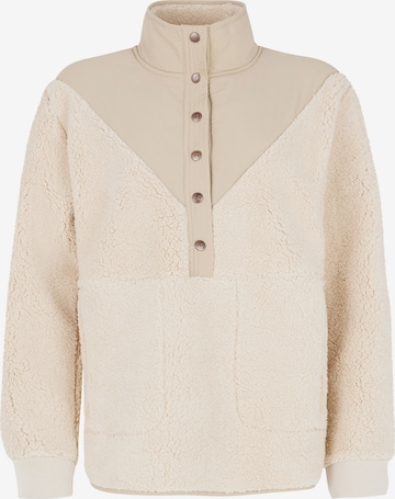 PROTEST Sportsweatshirt 'PRTCYBER' in Braun: Vorderseite