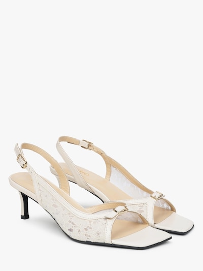 Sandalo con cinturino '30-6184' Estro di colore bianco, Visualizzazione prodotti