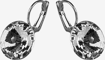 COLLEZIONE ALESSANDRO Earrings 'München' in Transparent: front