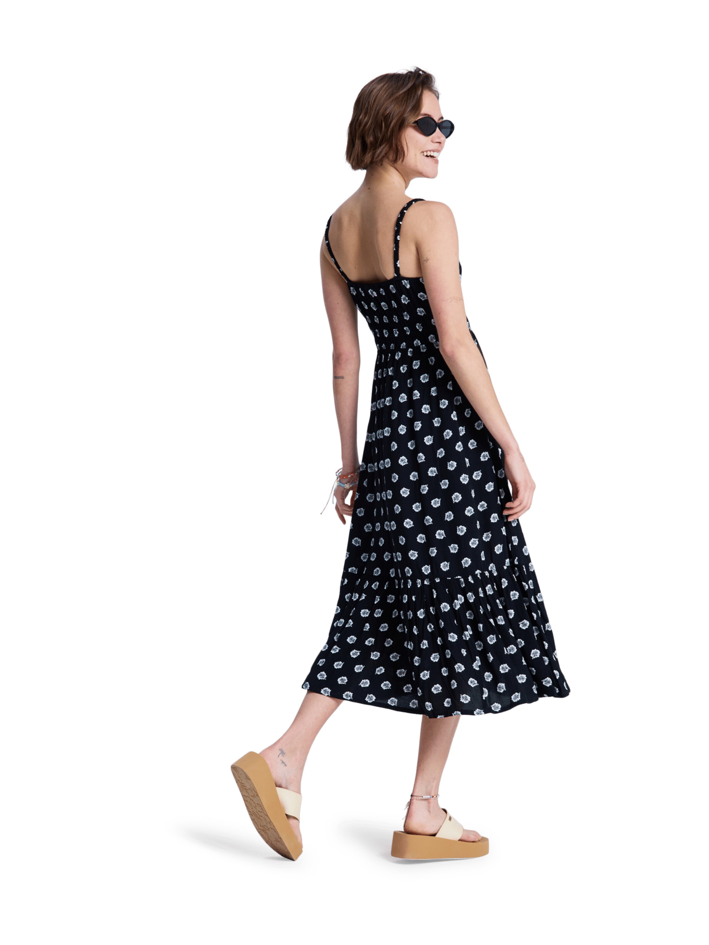ROXY Kleid 'Sunrise Coastline' in Schwarz