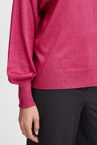 ICHI Pullover in Pink