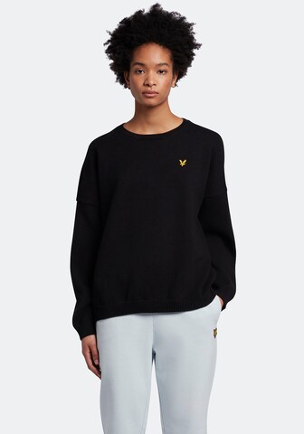 Lyle & Scott Sweater in Black: front