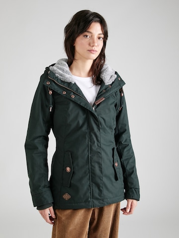 Ragwear Between-Season Jacket 'Monadde' in Green: front