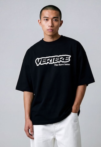 Vertere Berlin Shirt 'THE RAVE ISSUE' in Black: front