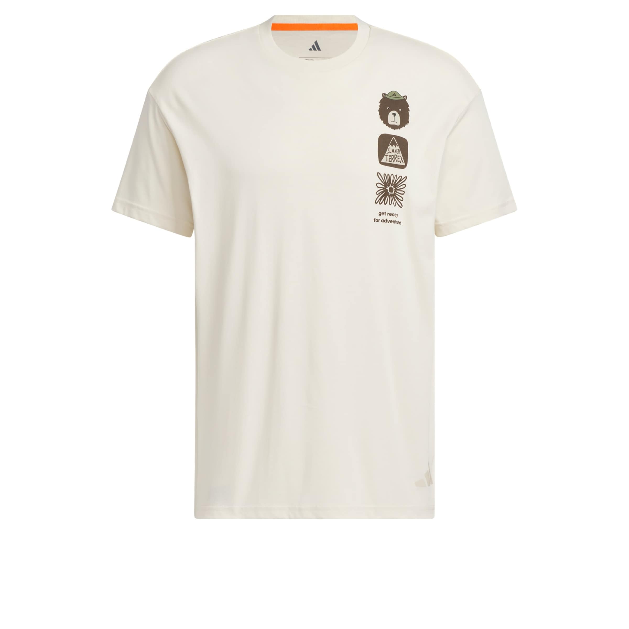 ADIDAS TERREX Funktionsshirt in Weiß: Vorderseite