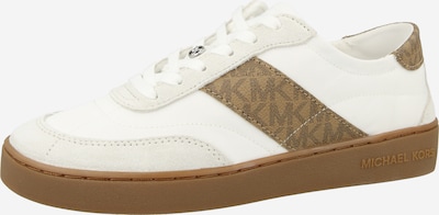 MICHAEL Michael Kors Matalavartiset tennarit 'KAYCEE' värissä ruskea / vaaleanharmaa / valkoinen, Tuotenäkymä
