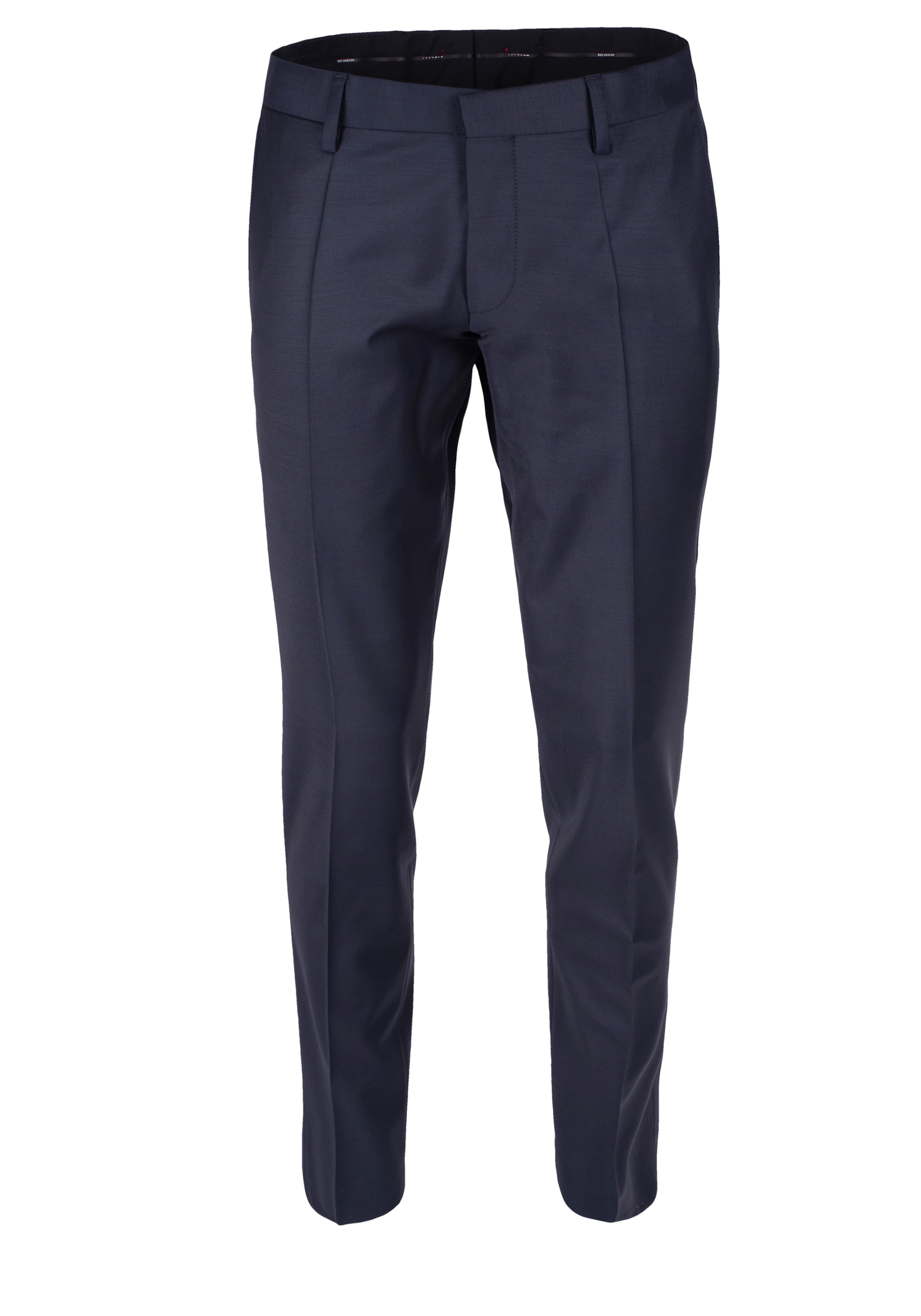 ROY ROBSON Slim fit Trousers with creases in Blue: front
