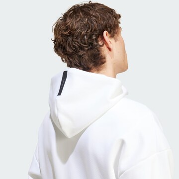 ADIDAS SPORTSWEAR Αθλητική ζακέτα φούτερ 'Z.N.E.' σε λευκό