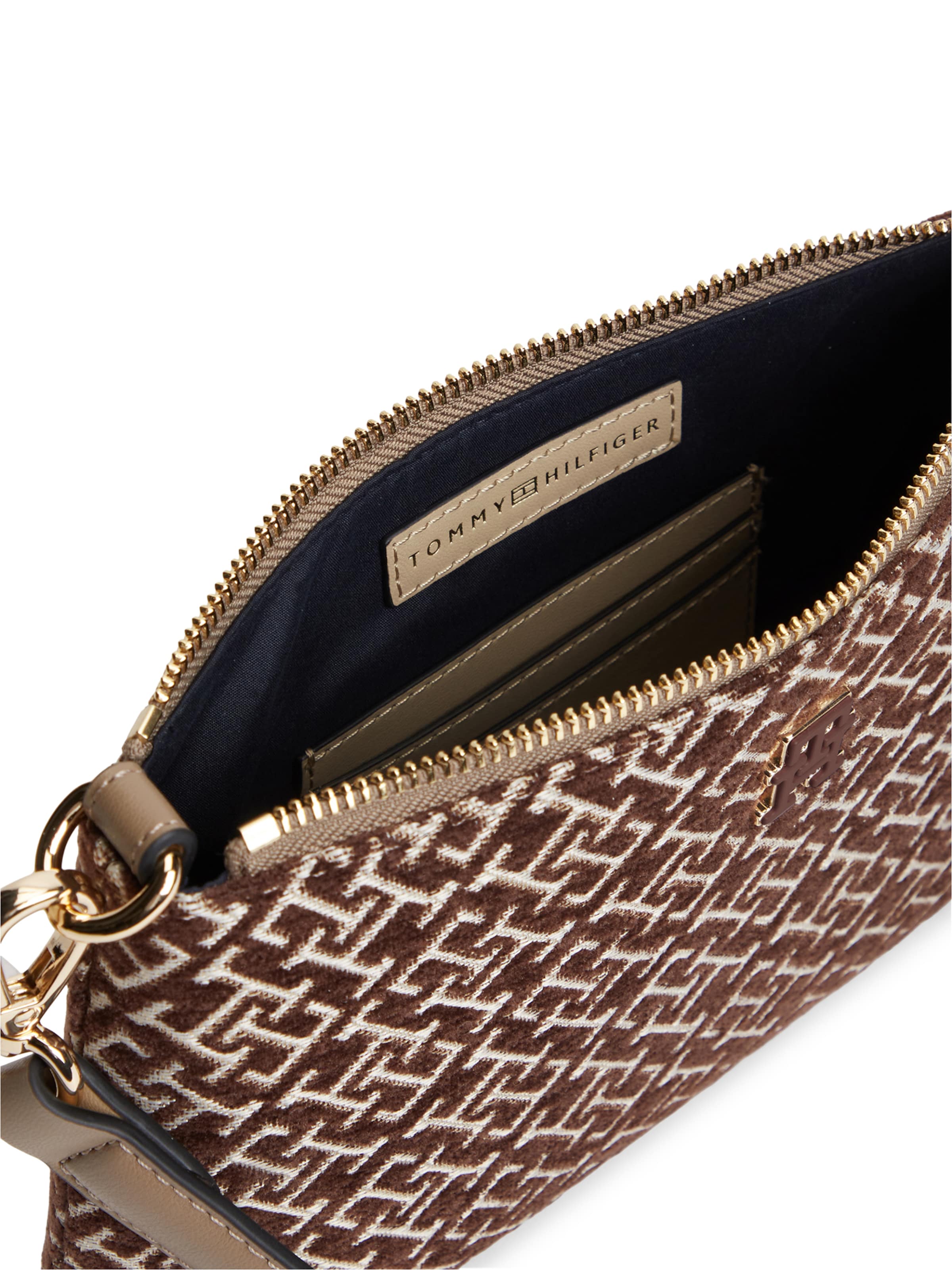 Borsa a spalla di TOMMY HILFIGER in verde