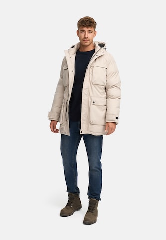 Manteau d’hiver 'INTardil' INDICODE JEANS en beige