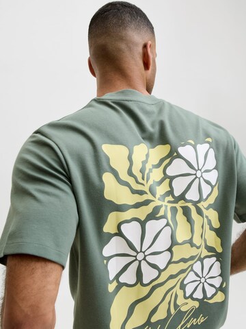 JACK & JONES Shirt 'Abstract' in Green