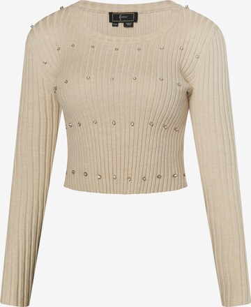 Pull-over faina en beige : devant