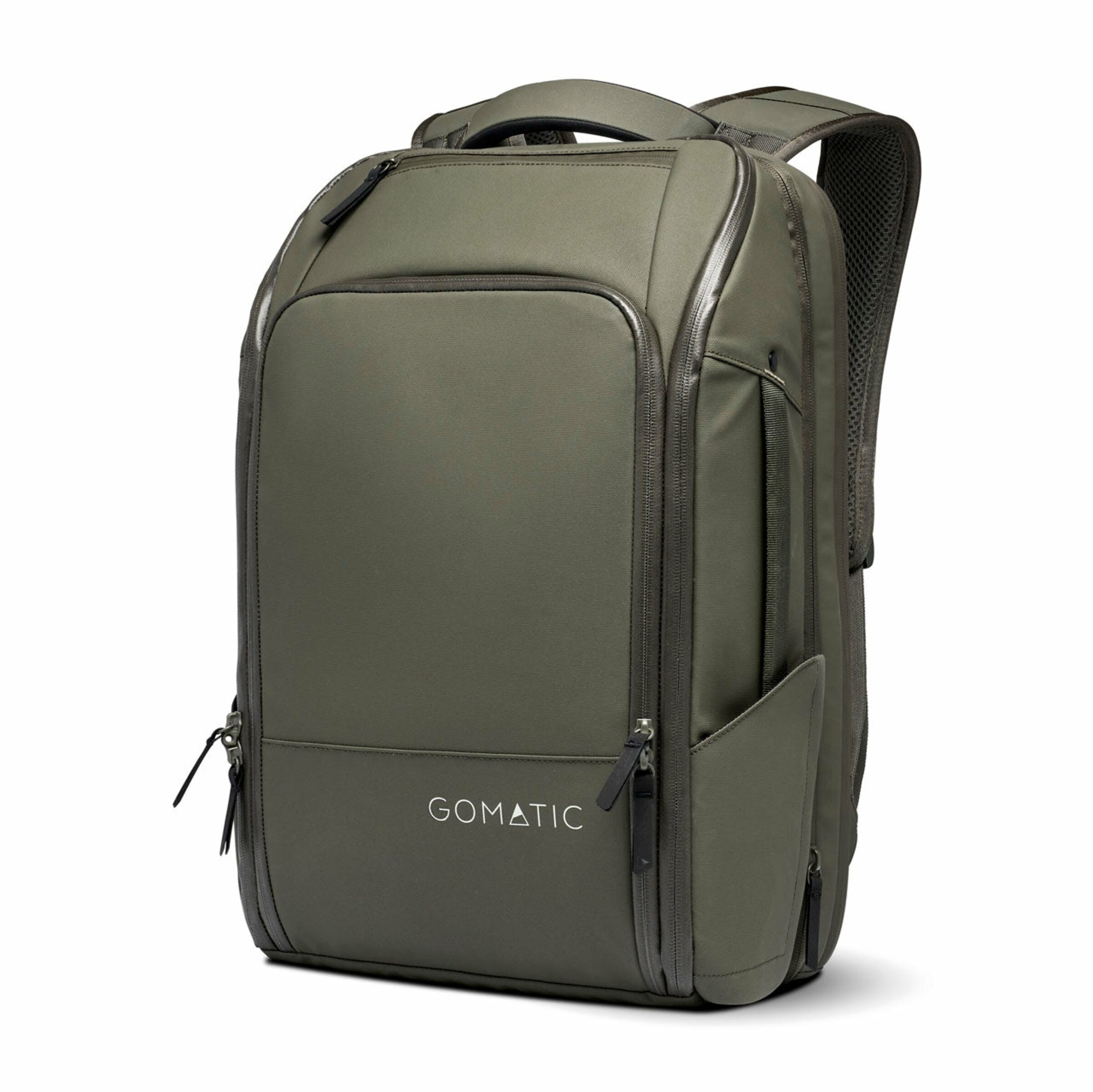 Gomatic Backpack in Green: front