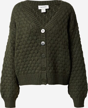 Cardigan Monki en vert : devant